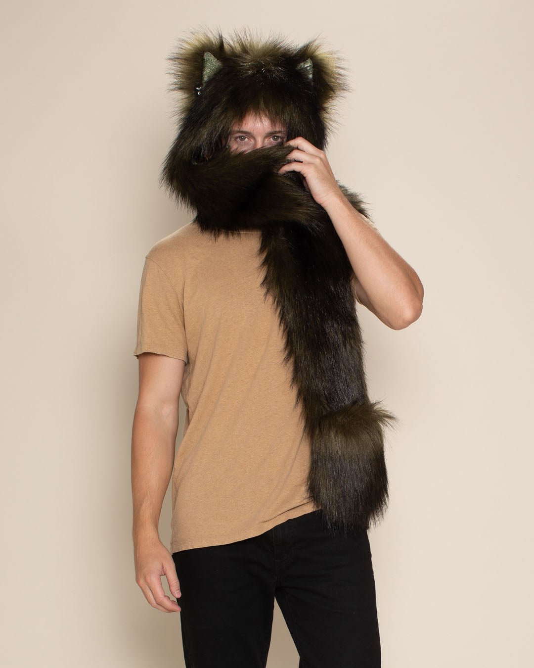 Green Garden Fox Collector Edition Faux Fur Hood | Men's