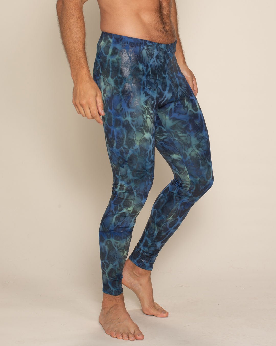 Men's Leggings | Sea Turtle Green