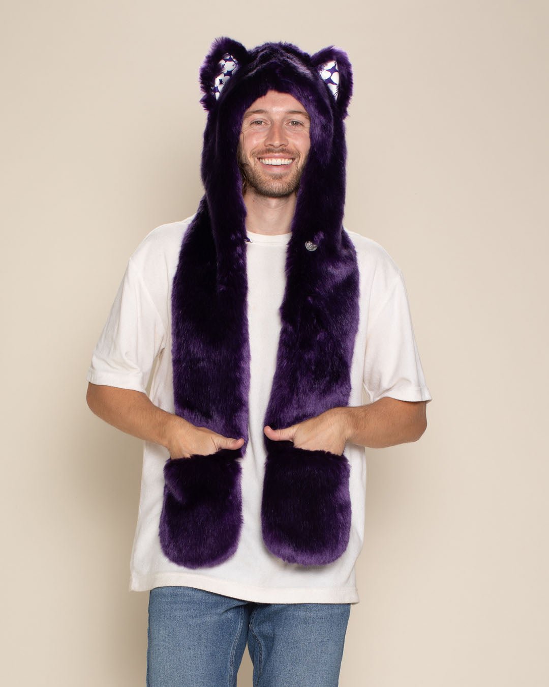 Violet Wolf Luxe Collector Edition Faux Fur Hood | Men's