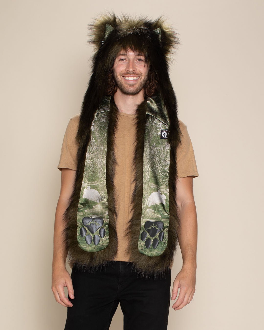 Green Garden Fox Collector Edition Faux Fur Hood | Men's