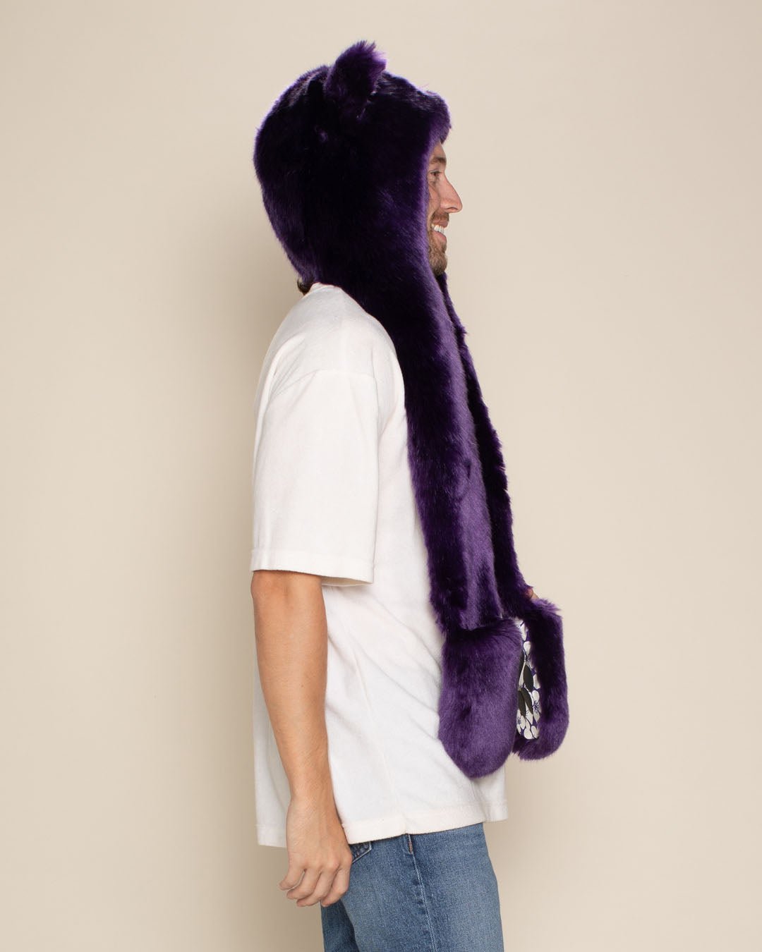 Violet Wolf Luxe Collector Edition Faux Fur Hood | Men's