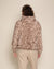 Classic Men's Fur Hoodie | Tan Leopard