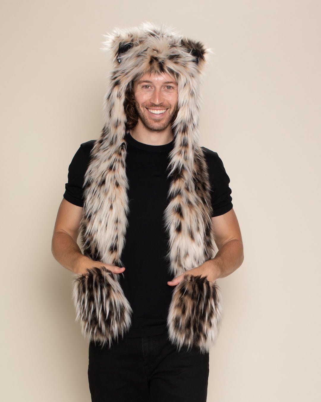 Lil' Cheetah Faux Fur Hood | Men's