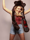 LE Brown Bear Italy SpiritHood on Female Model