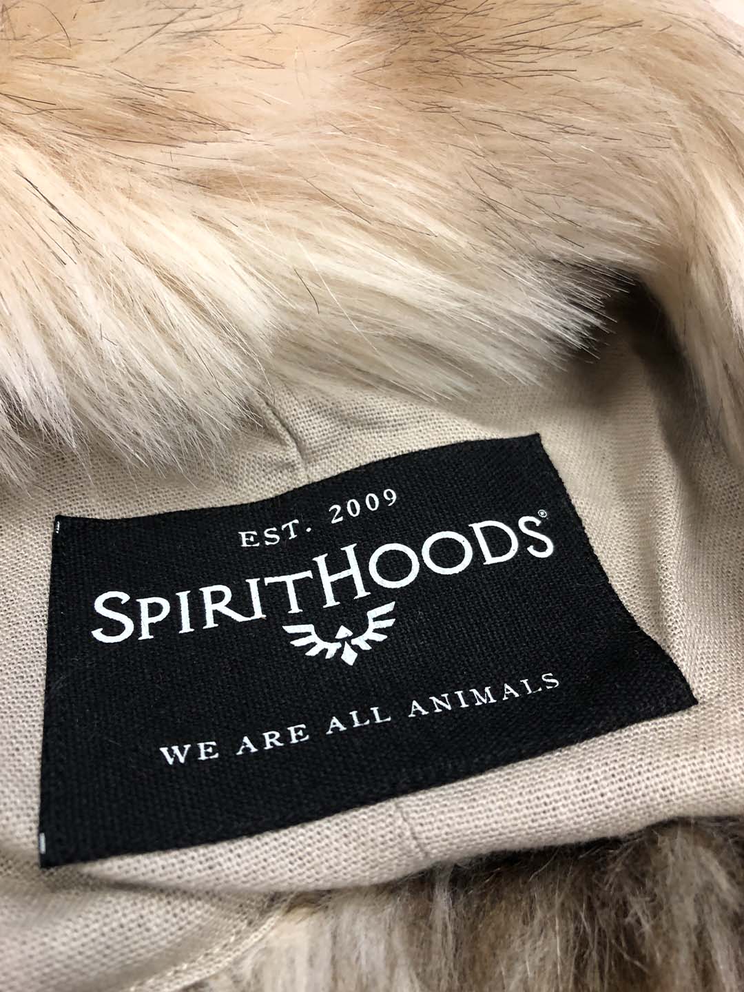 Signature Label on Interior of Limited Edition Siberian Husky *Unisex* SpiritHood - SpiritHoods