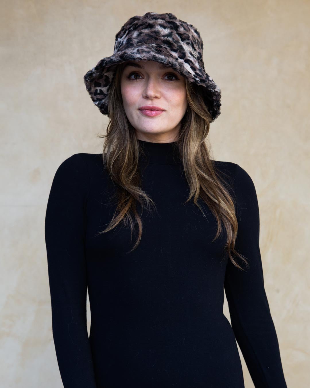 Bobcat Faux Fur Bucket Hat | Women's