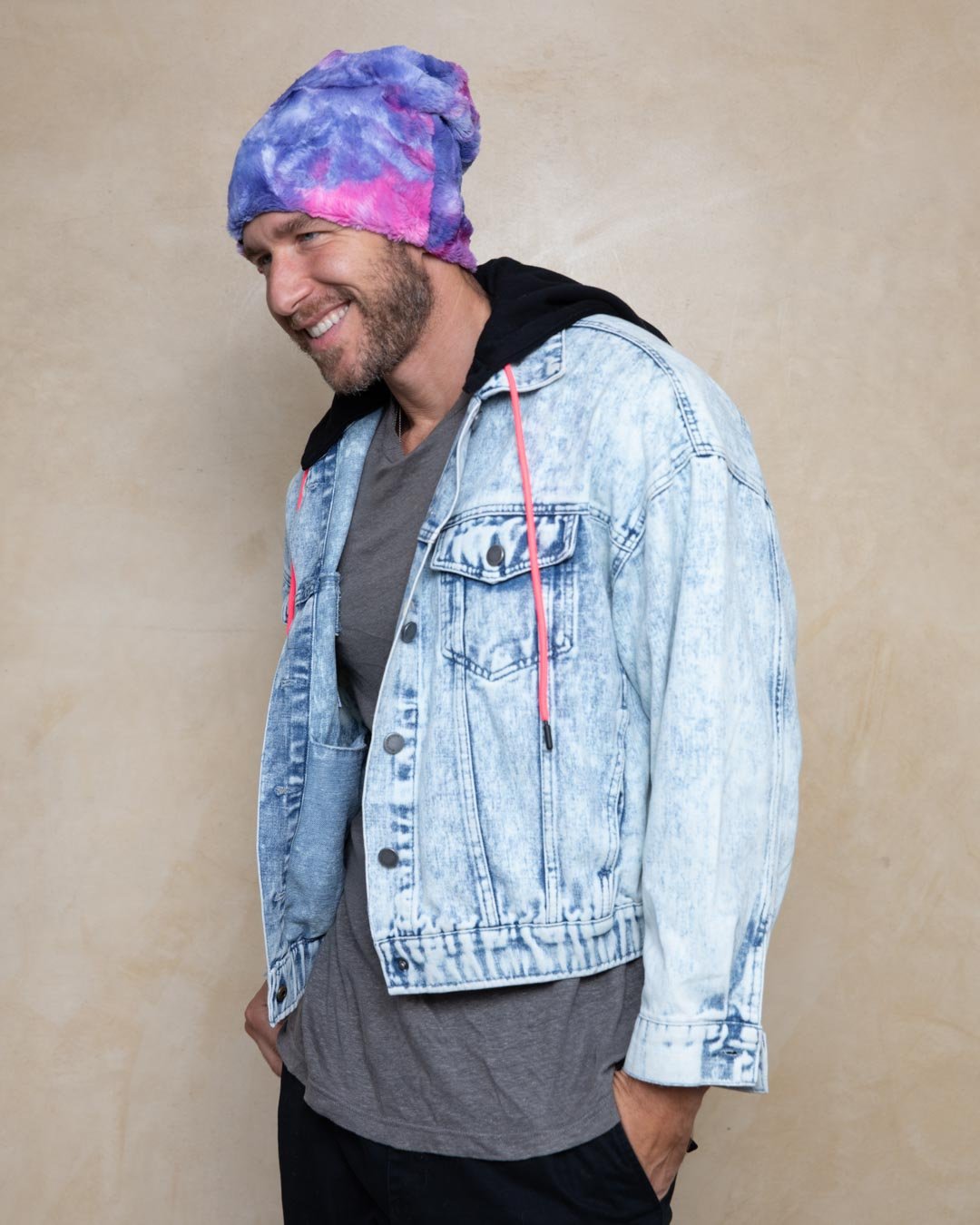 Cotton Candy Faux Fur Beanie | Men's