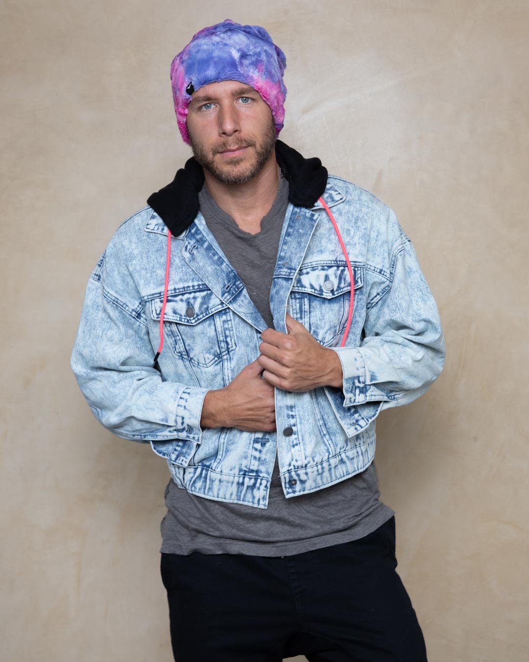 Cotton Candy Faux Fur Beanie | Men's