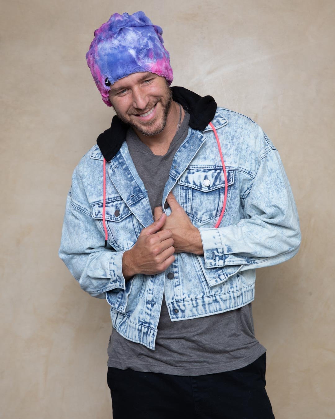 Cotton Candy Faux Fur Beanie | Men's