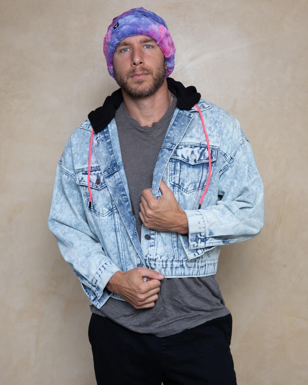 Cotton Candy Faux Fur Beanie | Men's