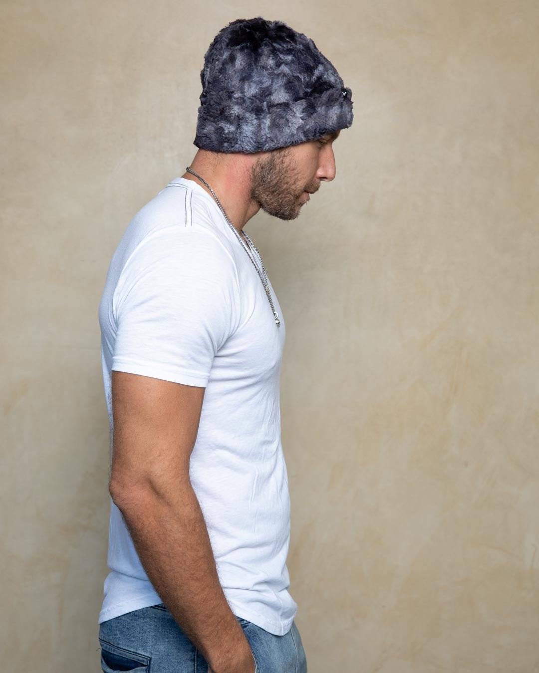 Shark Faux Fur Beanie | Men's