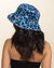 Women's Fur Bucket Hat | Blue Lynx