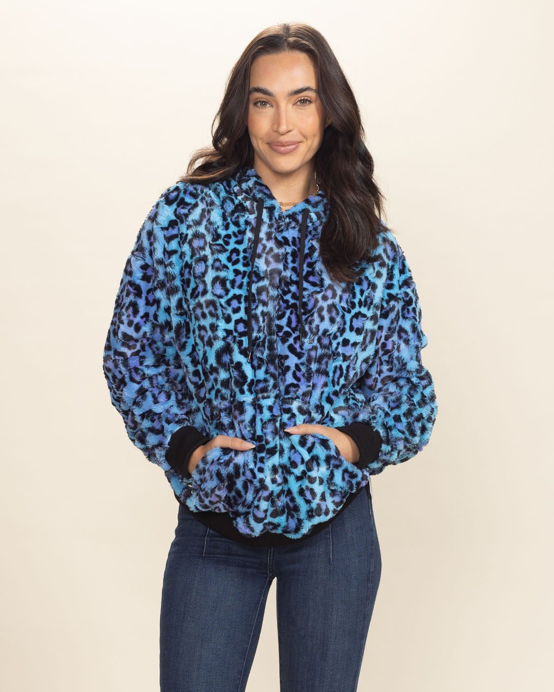 Leopard hoodie women's on sale