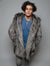 *Almost Purfect* Classic Grey Wolf Faux Fur Coat