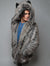 *Almost Purfect* Classic Grey Wolf Faux Fur Coat