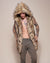 Man wearing Golden Jackal Faux Fur Vest