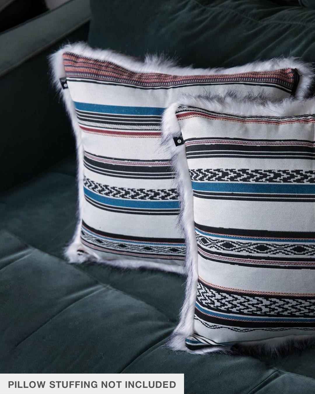 Faux fur pillow set best sale