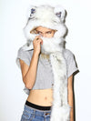 Husky Hooded Faux Fur on Female