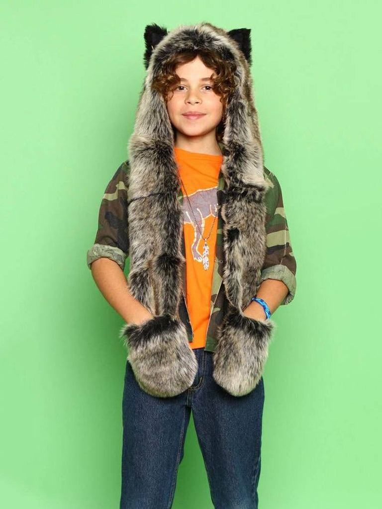 Baby Wolf faux fur hat discount by Rockin’ Octopus- LIMITED EDITION