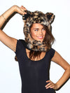 Leopard Faux Fur with Hood