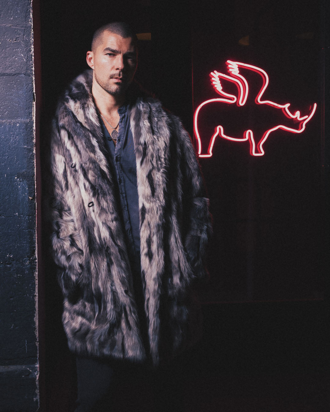 Men's Faux Fur Coat | Wild Rabbit