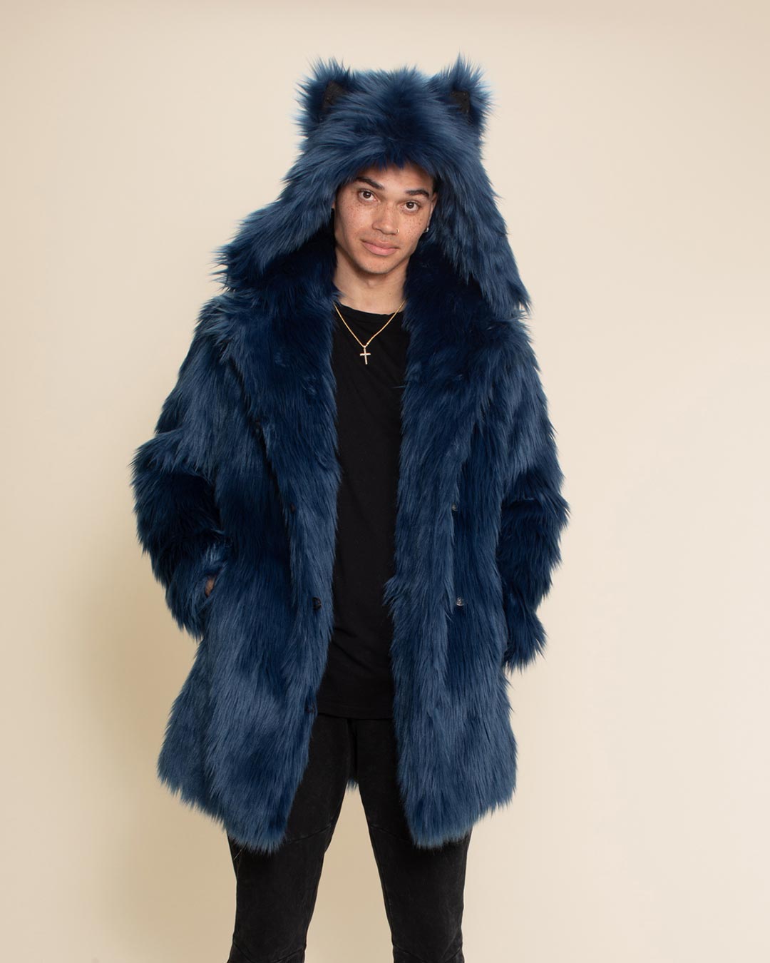 Water Wolf Classic Faux Fur Coat | Men's