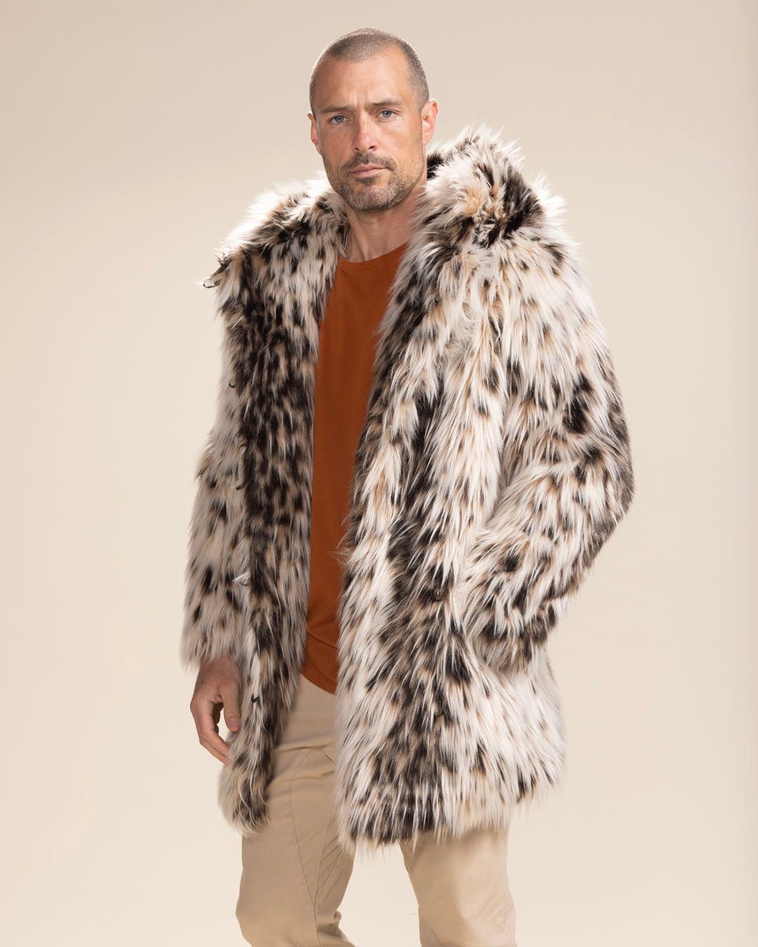 Classic Men's Faux Fur Coat | Lil' Cheetah