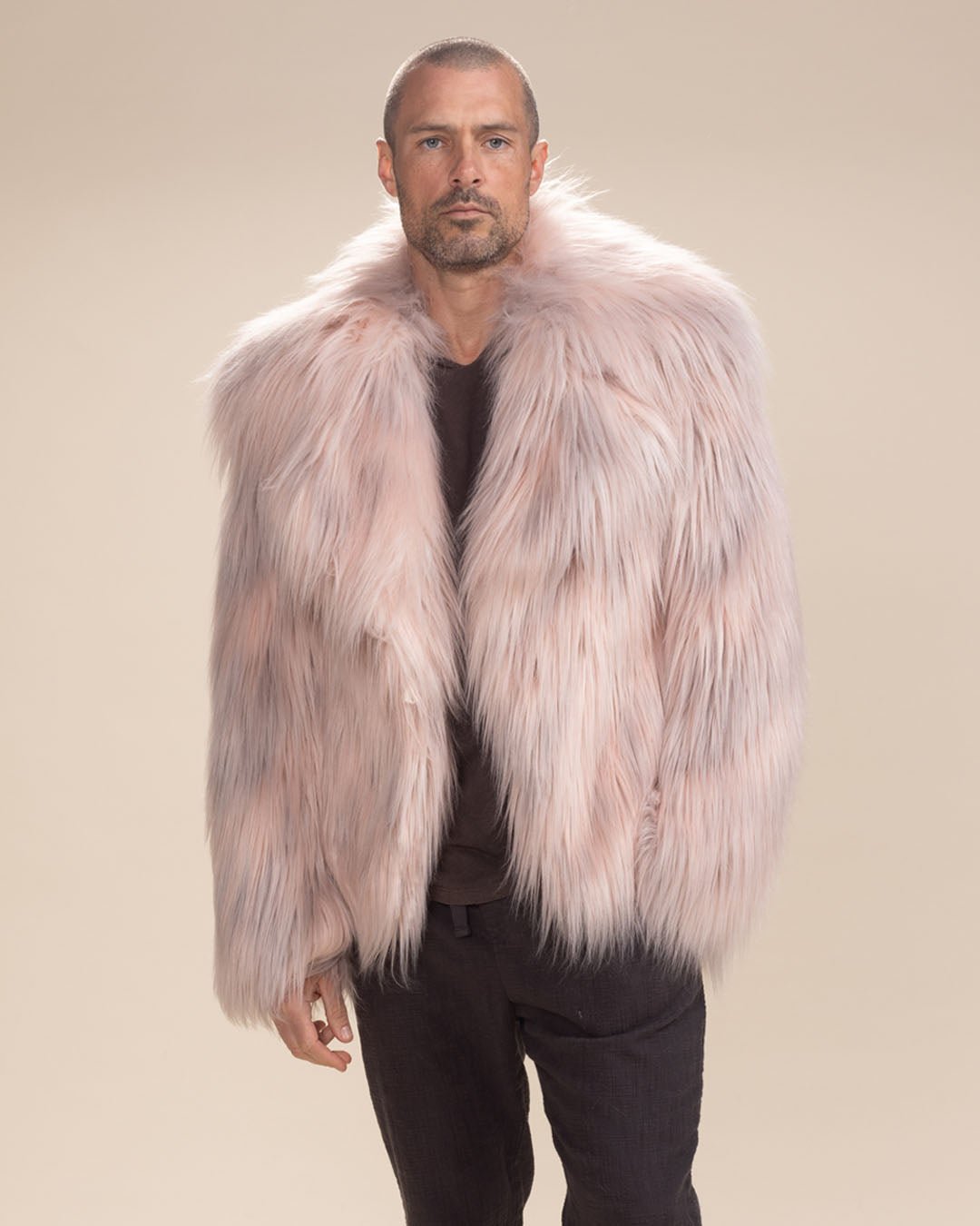 Ken Fur Coat style faux fur coat for men