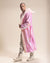 Classic Men's Long Sequin Coat | Pink Disco Cat