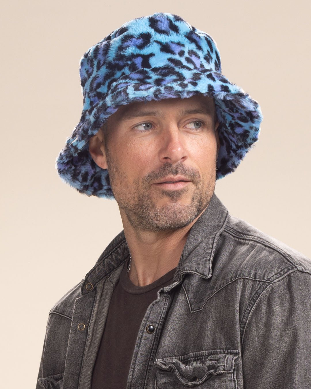 Fuzzy bucket hat on sale