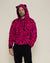 Classic Men's Fur Hoodie | Pink Cheetah