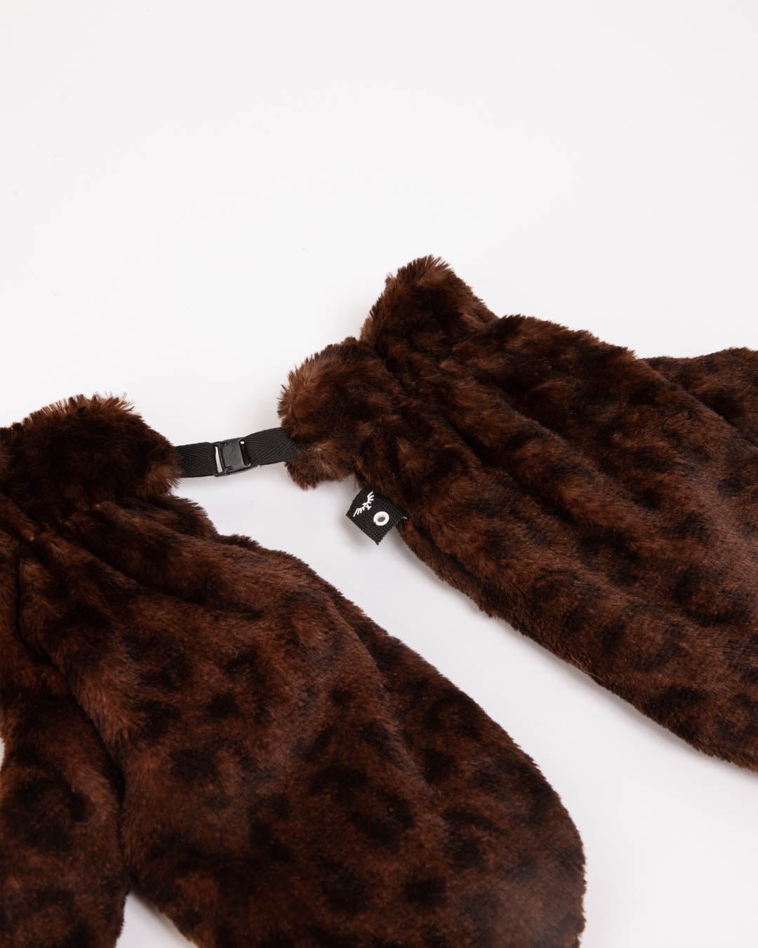 Mahogany Jaguar ULTRA SOFT Plush Mittens