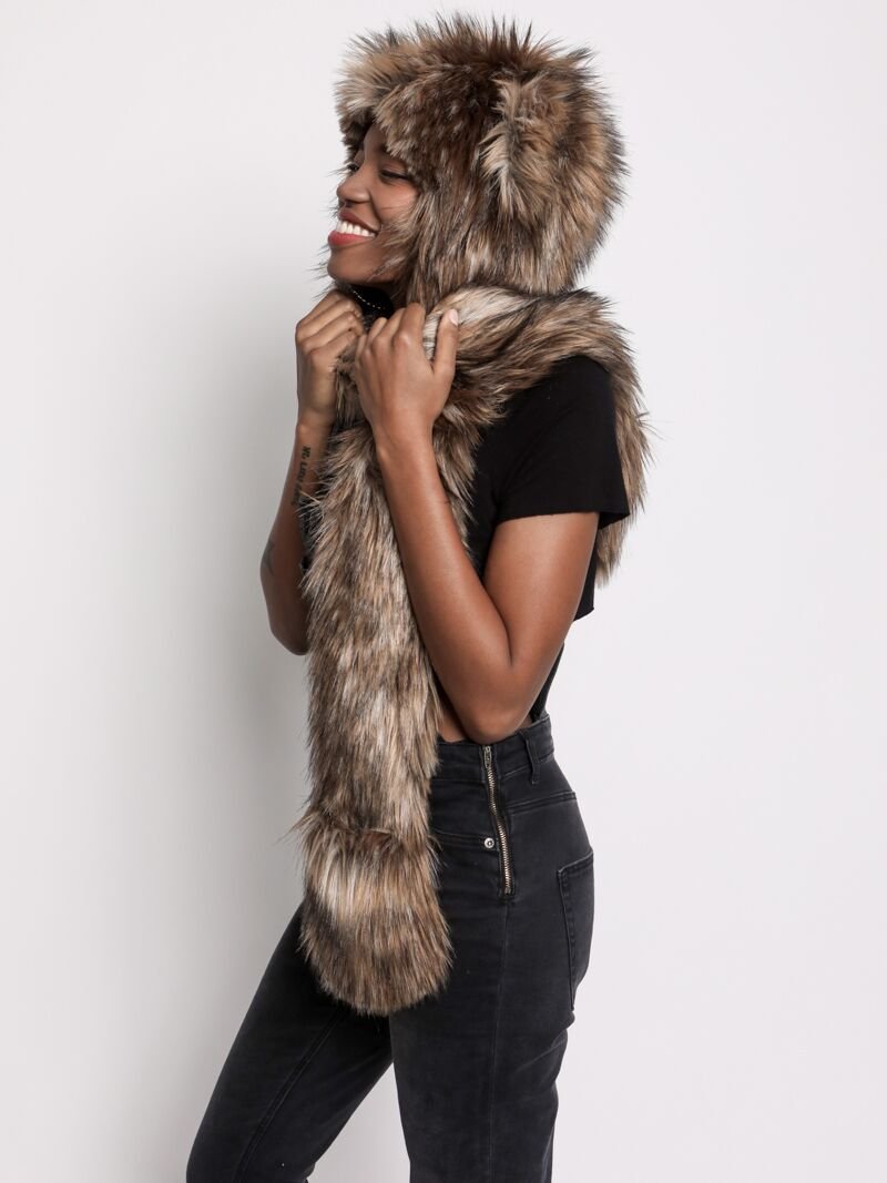 Limited Edition Mama Bear Hooded Faux Fur