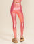 Neon Pink Royal Leopard Foil Leggings | Women's