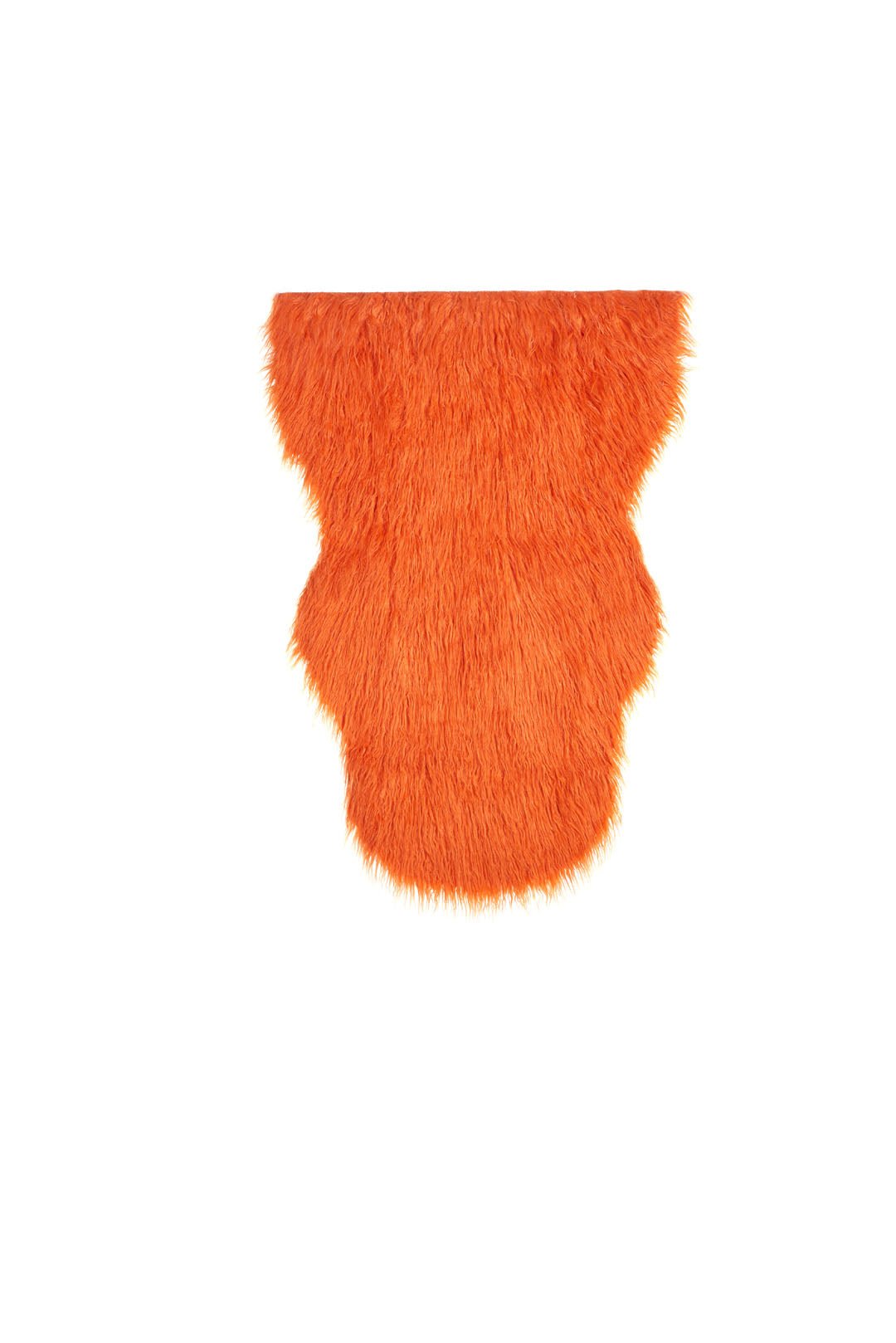 Orange Alpaca Faux Fur Shag Rug | Signature Collection