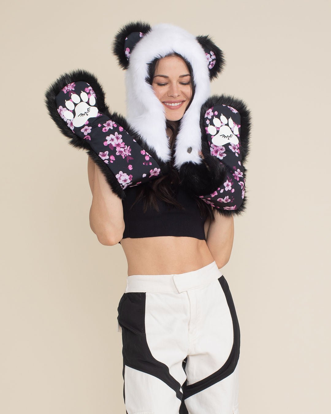 Panda Collector Edition Faux Fur Hood | Women&#39;s