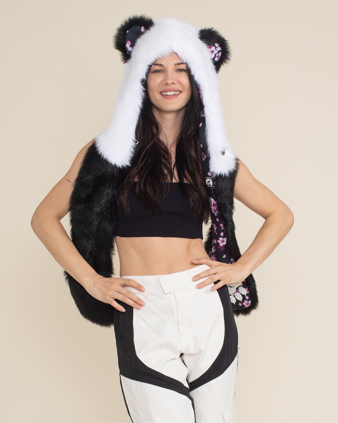 Panda Collector Edition Faux Fur Hood | Women's