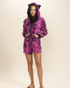 Raspberry Tiger Classic Collector Edition Ultra Soft Faux Fur Romper | Women's