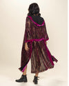 Women's Festival Kimono | Metallic Rhodolite Python