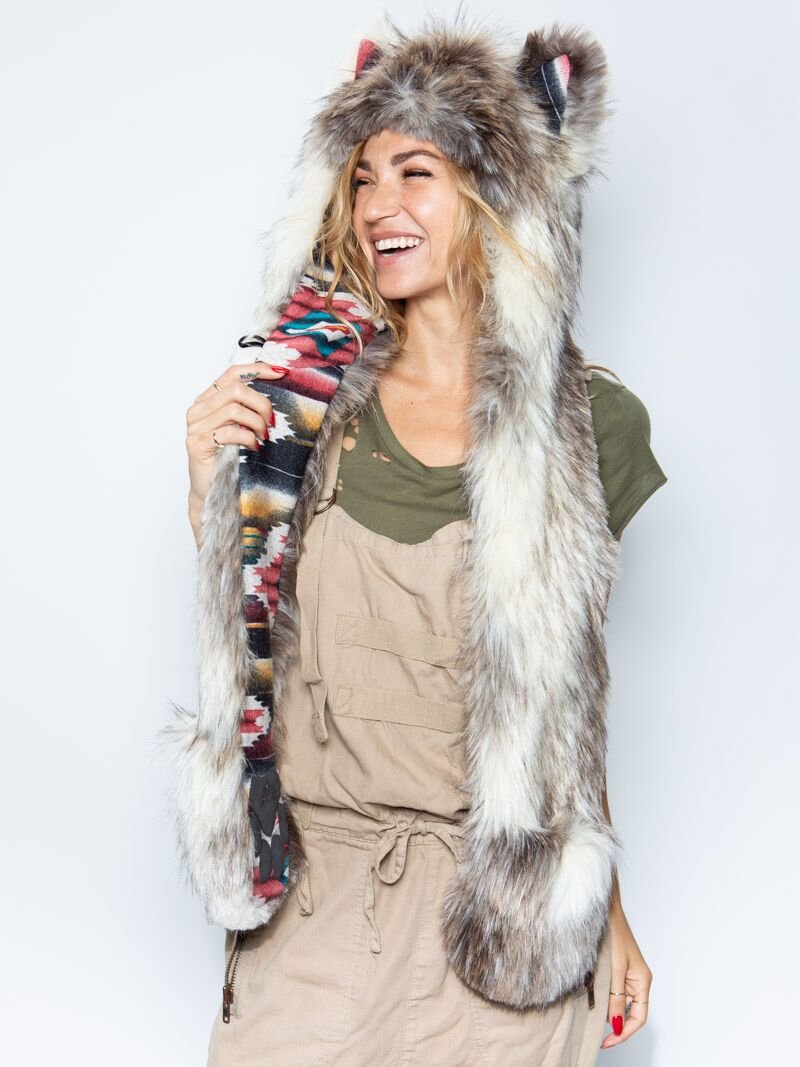 Sedona Wolf Collector Edition SpiritHood on Female Model