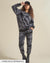 Grey Shark ULTRA SOFT Faux Fur Sweatpants on Woman