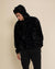 Classic Men's Fur Hoodie | Black Panther