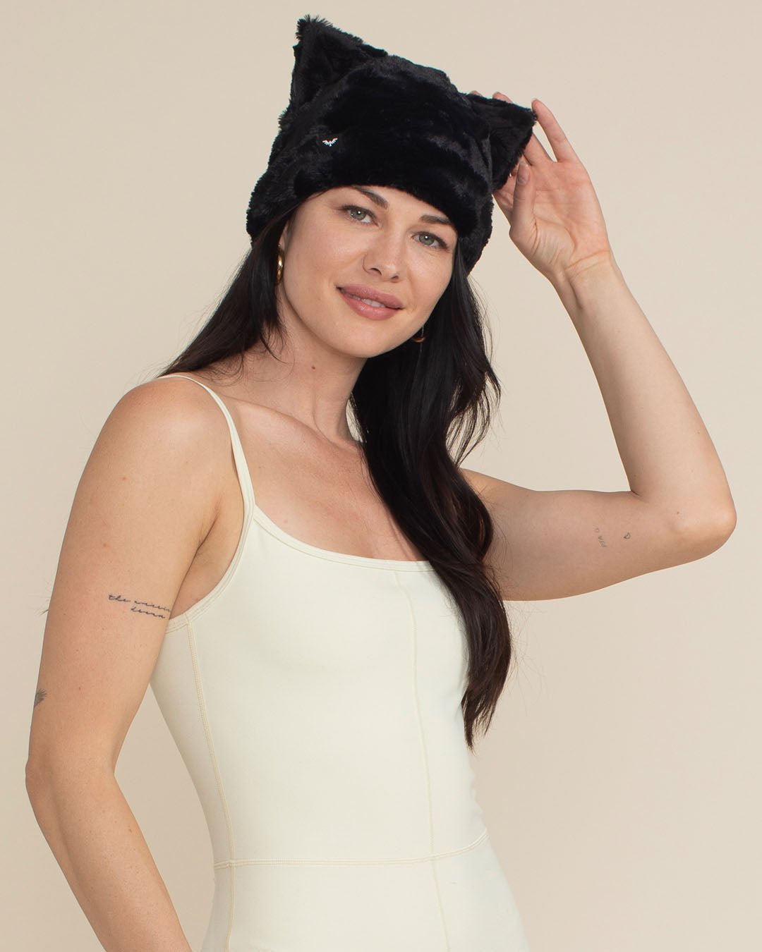 Black Panther Classic Faux Fur Beanie | Women&#39;s