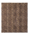 Caramel Leopard Faux Fur Throw