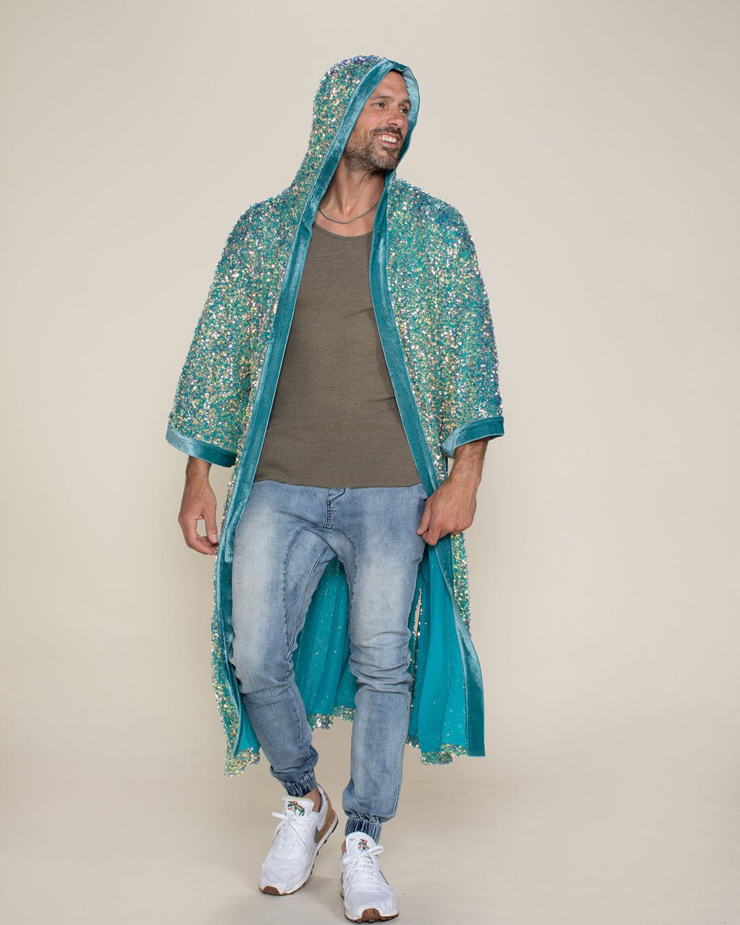 Men's Sequin Kimono | Firefly of the Sea