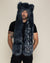 Moroccan Blue Wolf Collector Edition Faux Fur Hood | Men's