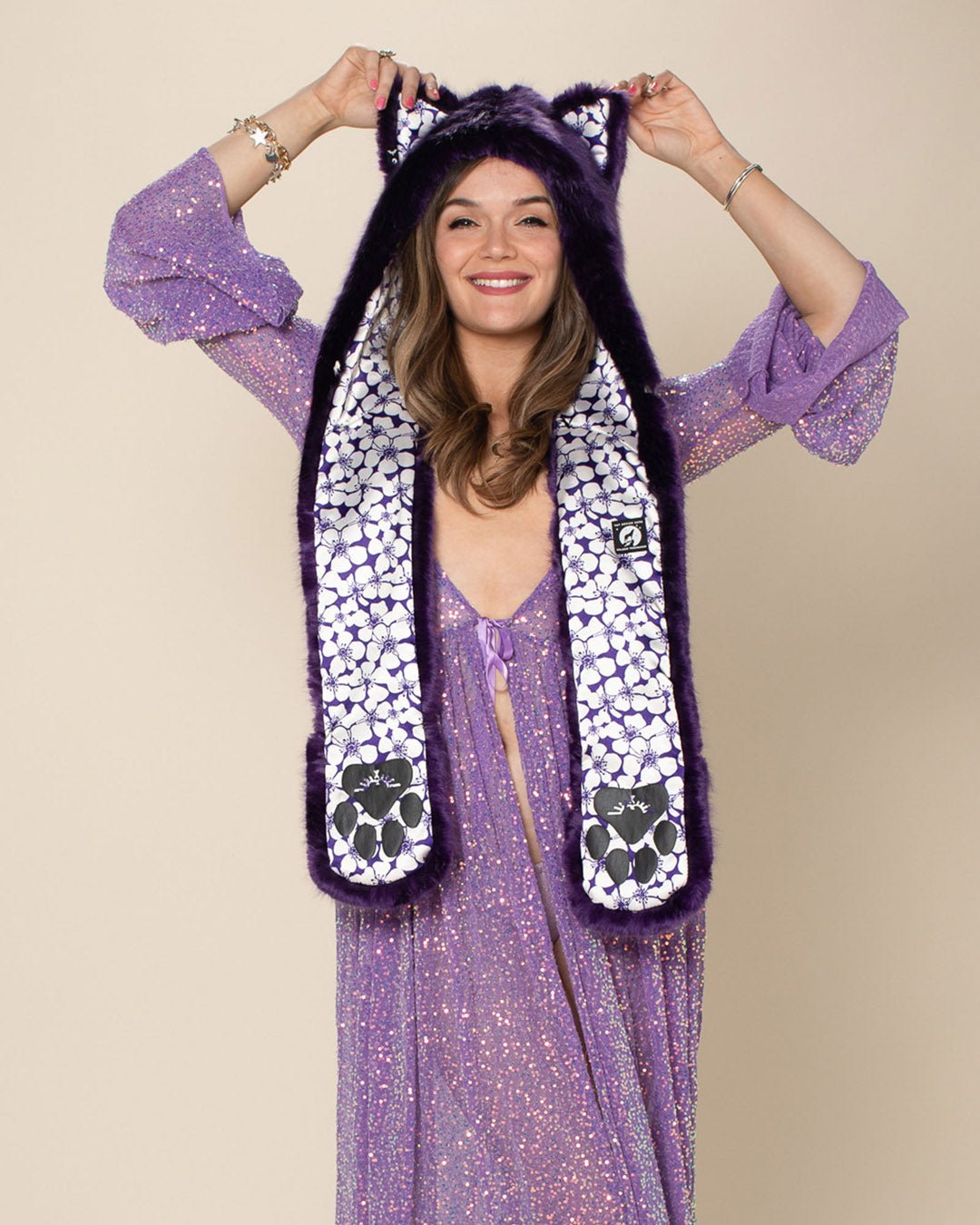 Violet Wolf Luxe Collector Edition Faux Fur Hood | Women's