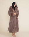 Mauve Kitty Classic Faux Fur Robe | Women's