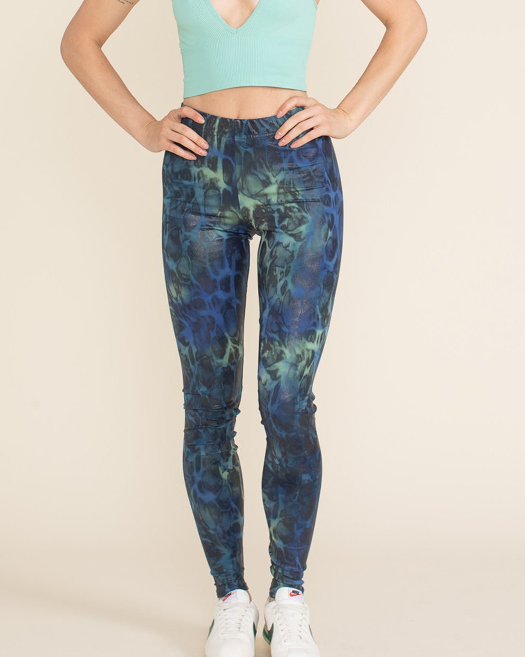 Women's Leggings | Sea Turtle Green