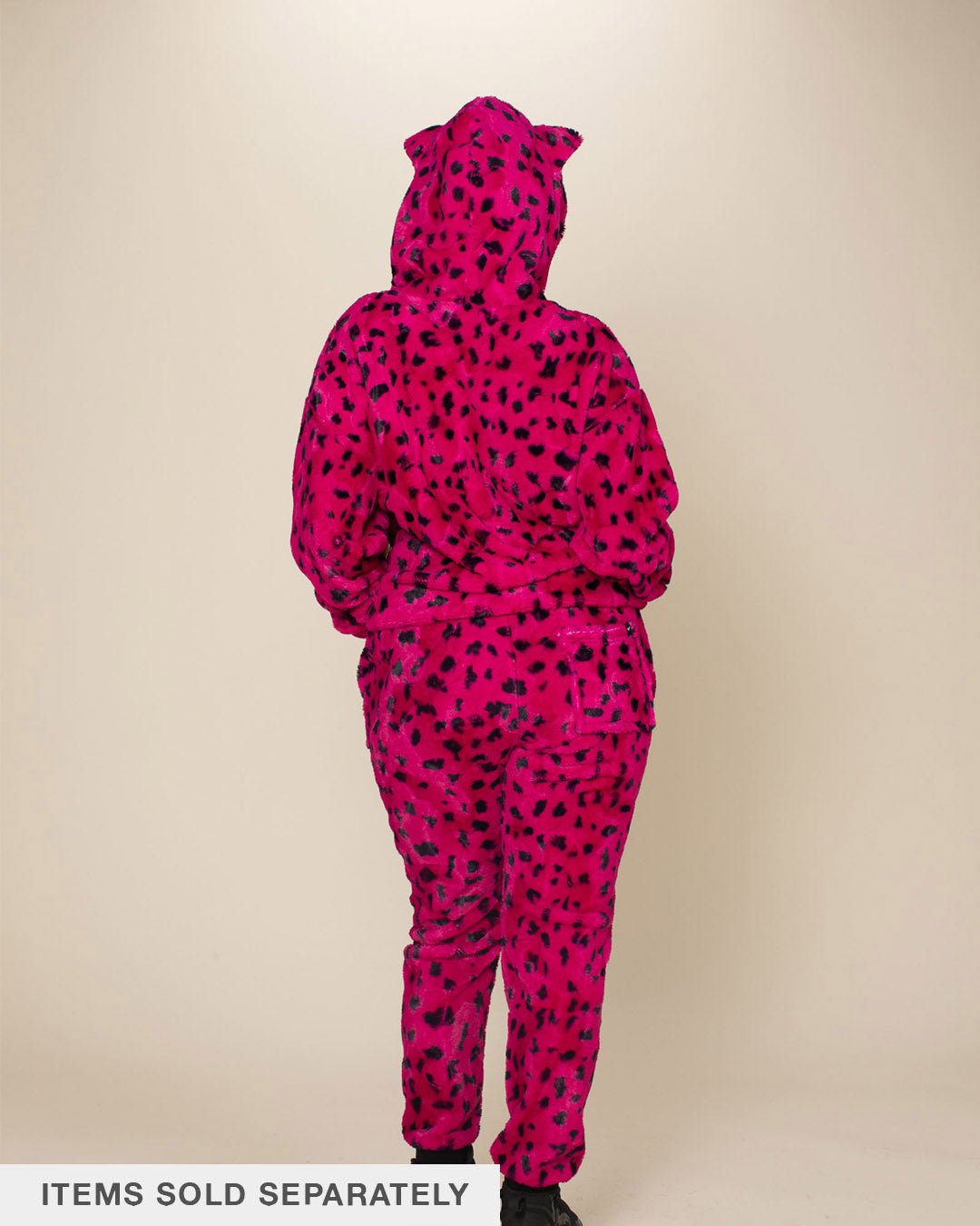 PINK VS LIMITED EDITION LEOPARD online FAUX FUR HOODIE